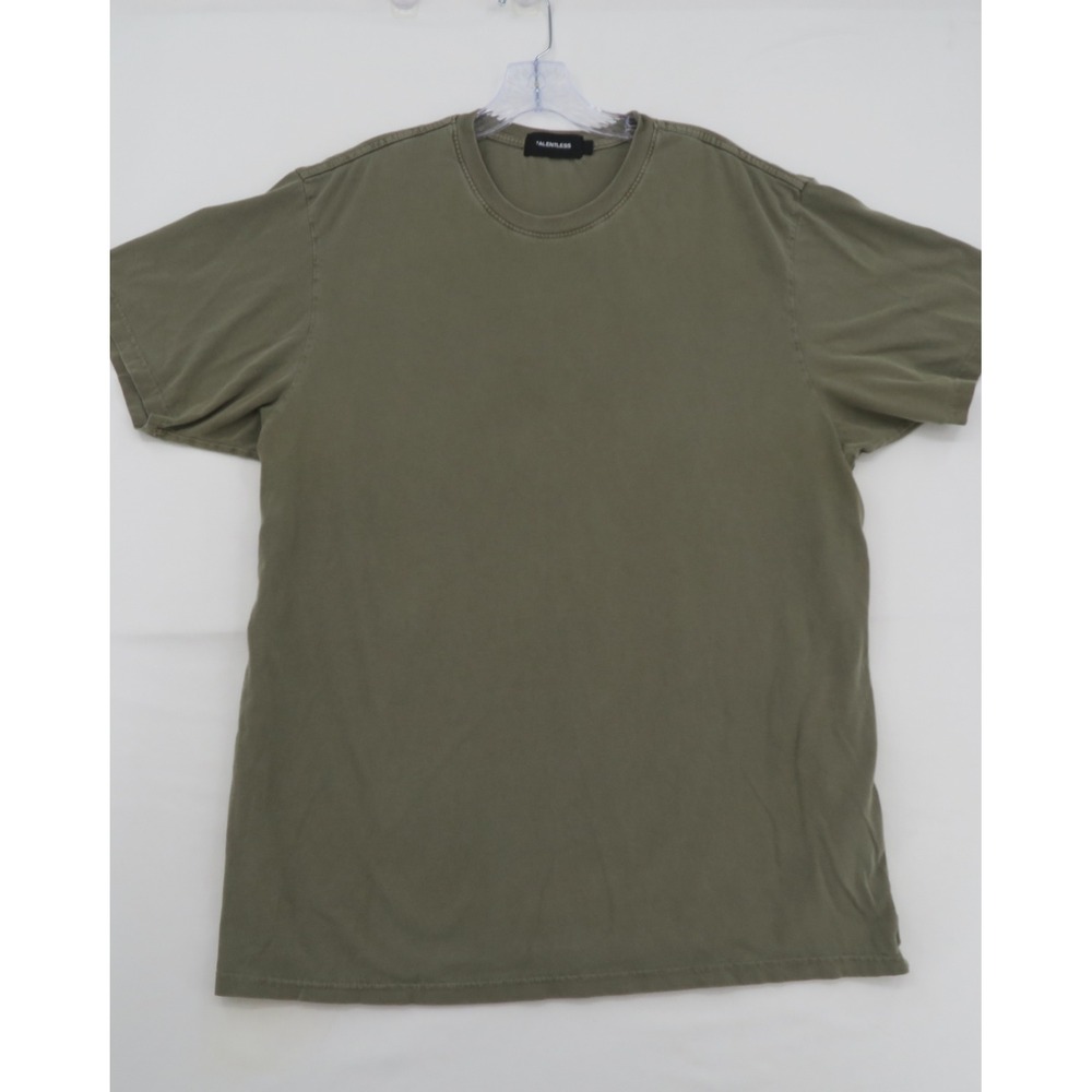 Talentless Mens Premium Cotton Short Sleeve Crew Neck T-Shirt Olive Green XL
